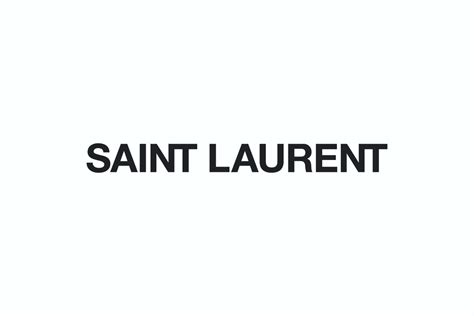 yves saint laurent font.